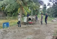 Pembangunan Jembatan Perintis Singgah Mata Mulai Terlihat Nyata