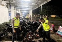 Satlantas Polres Aceh Utara Amankan 16 Sepeda Motor Berknalpot Brong