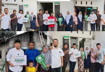 Baitul Mal Kota Lhokseumawe Serah Terima 5 Unit Rumah Layak Huni Kolaborasi Baznas