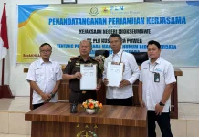 Perkuat Sinergi Hukum, PLN Nusantara Arun, Jalin kerjasama Kejari Lhokseumawe