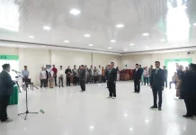 Universitas Malikussaleh Lantik Sejumlah Pejabat Baru