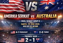 Amerika Serikat vs Australia: Duel Penentu Puncak Grup D Piala Dunia 2026