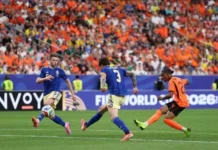 Momen Pesta Gol Belanda saat Gilas Swedia 5-1