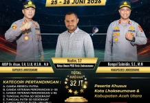 Turnamen Badminton Kapolres Lhokseumawe Cup II Perebutkan Hadiah Rp32 Juta