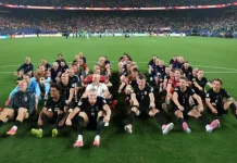 Norwegia vs Senegal: Momen Aksi 'Viking Row' Erling Haaland cs usai Peluit Panjang