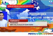 BMKG Malikussaleh: Hujan Ringan Berpotensi Terjadi pada Sore dan Malam