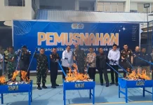 Puluhan Juta Batang Rokok Ilegal Dimusnahkan di Lhokseumawe