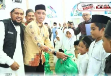 Wakil Bupati Aceh Utara Santuni Yatim dan Disabilitas