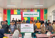Puluhan Anak Aceh Utara Ikuti Khitan Modern Gratis dari Dompet Dhuafa