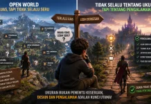 Kenapa Game Open World Tidak Selalu Lebih Seru?