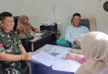 Sambangi Kantor Keuchik, Pererat Silaturahmi dan Bahas Kamtibmas