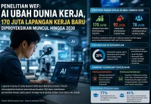 AI Ubah Dunia Kerja, 170 Juta Lapangan Kerja Baru Diproyeksikan Muncul hingga 2030