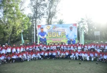 Kapolres Lhokseumawe Buka Open Tournament Golf HUT Bhayangkara ke-80