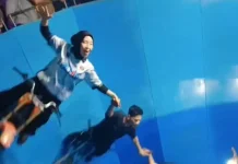 Aksi Berani Putri Hipnotis Penonton Tong Setan Lhokseumawe