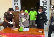 Polres Lhokseumawe Musnahkan 193,32 Gram Sabu