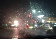 Hujan Deras Disertai Petir Guyur Kota Lhokseumawe Malam Ini