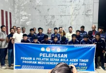 Sebanyak 15 Pesepak Bola Muda Aceh Timur Latihan ke PSD Sleman