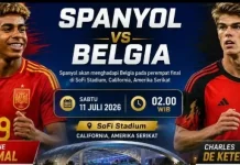 Performa Solid Spanyol Diuji Ketajaman Belgia di Perempat Final