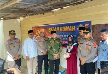 Polres Lhokseumawe Bersama Baitul Mal Wujudkan Program Bedah Rumah Bantu Warga