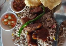 Nasi Briyani Daging Jadi Pilihan Istimewa Menu Makan Siang