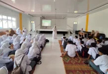 Puskesmas Mon Geudong Edukasi PHBS kepada Siswa Baru SMK Negeri 3 Lhokseumawe
