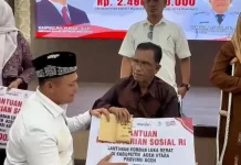 496 Korban Banjir Aceh Utara Terima Santunan