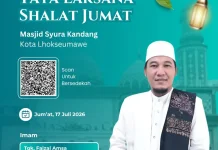 Tgk Husni  Lugman akan Sampaikan Khutbah Jumat di Mesjid Syura Kandang