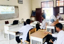 BNNK Lhokseumawe Sosialisasi Bahaya Narkoba kepada Siswa saat MPLS