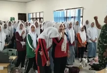Danramil Matangkuli Tanamkan Semangat Kebangsaan kepada Siswa Baru SMAN 1