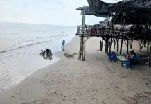 Pantai Ujong Blang Bersih, Wisatawan dari Berbagai Daerah Padati Lokasi Wisata