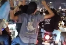 Usai Nobar Final Piala Dunia di Lhokseumawe, Remaja Turun ke Jalan