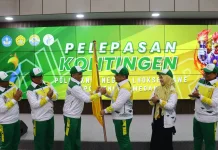 Direktur PNL Lepas Kontingen Porseni XV menuju Medan