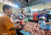Harga Ayam Potong di Pasar Inpres Lhokseumawe Naik Rp10 Ribu