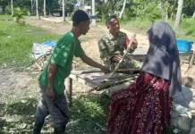 Babinsa Kodim 0103/Aceh Utara Rajut Silaturahmi dan Suntik Semangat Warga