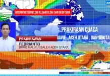 Cuaca Kondusif, Waspada Tinggi Gelombang di Perairan Capai 2 Meter