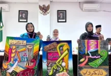 Balqisa Humaira Persembahkan Perak Kaligrafi untuk PNL