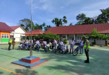 Polantas Sasar Pelajar SMK Negeri 1 Cot Girek, Wujudkan Tertib Berlalu Lintas