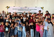 Rayakan Hari Anak, KKN Tematik Literasi 68 USK Gelar Berbagai Lomba
