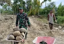 Pembangunan Jembatan Gantung Sawang Terus Dipacu