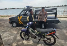 Antisipasi Balap Liar saat Salat Jumat, Polsek Banda Sakti Patroli di Waduk Pusong