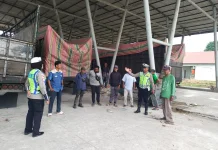 Sambangi Sopir Truk, Satlantas Lhokseumawe Edukasi Keselamatan Berlalu Lintas