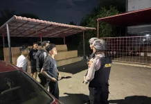 Patroli Polres Lhokseumawe Sambangi Titik Rawan