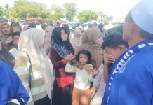 Isak Tangis Warnai Pelepasan 76 Jamaah Umrah PT Bir Ali di Mesjid Agung Bireuen