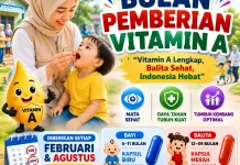 Februari dan Agustus, Momentum Pastikan Anak Mendapatkan Vitamin A
