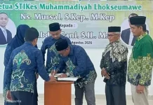 Abdul Gani Haitamy Pimpin STIKes Muhammadiyah Lhokseumawe