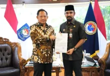 Bupati Al Farlaky Temui Mendagri Bahas Percepatan Penanganan Pascabanjir