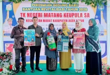 Bunda PAUD Aceh Timur Resmikan Gedung Revitalisasi TK Negeri Keupula Sa