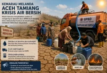 Kemarau Melanda, Sejumlah Desa di Aceh Tamiang Krisis Air Bersih