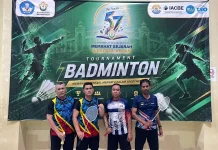 Alchalil – Iswanda Juara Badminton Sivitas Akademika Dies Natalis Unimal ke-57
