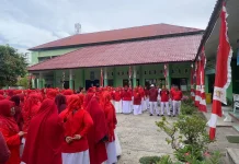 Semangat Merah Putih Warnai Layanan Puskesmas Mon Geudong